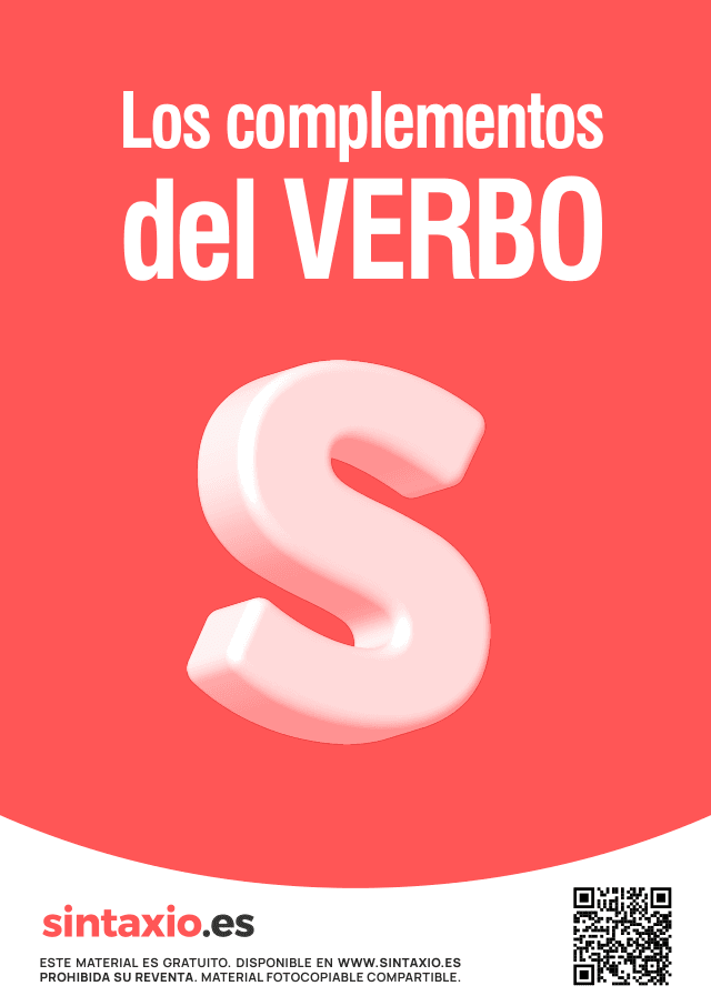 Portada de la chuleta gratuita Los complementos del verbo de Sintaxio
