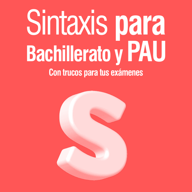 Portada del ebook Sintaxis para Bachillerato y PAU de Sintaxio