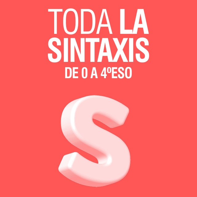 Portada del ebook Toda la sintaxis de 0 a 4º ESO de Sintaxio