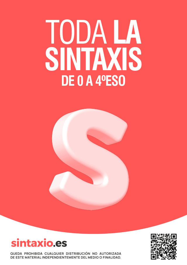 Portada del ebook Toda la sintaxis de 0 a 4º ESO de Sintaxio